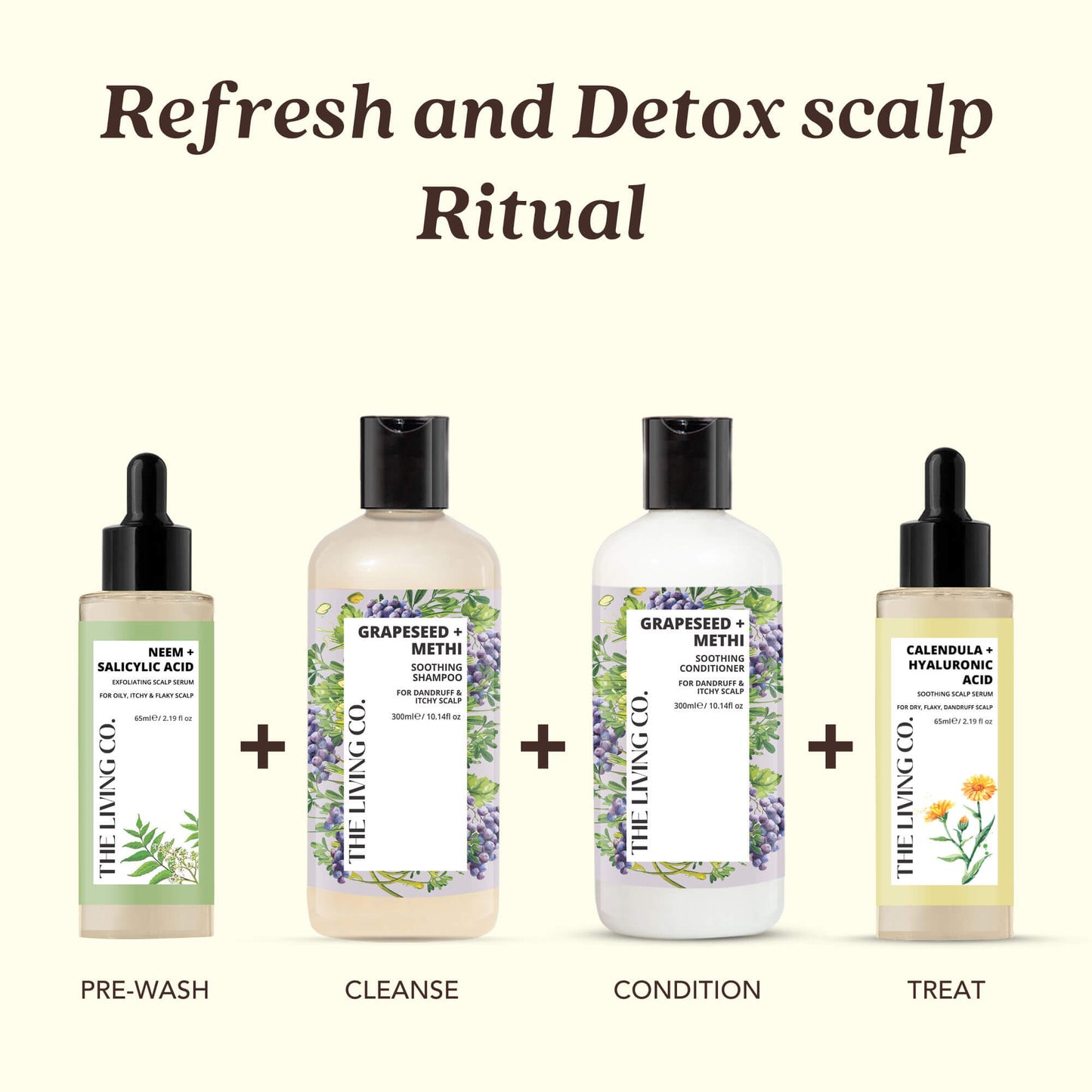 Clarifying Conditioner with GRAPESEED + METHI for Dandruff & Itchy Scalp (Wholesale)
