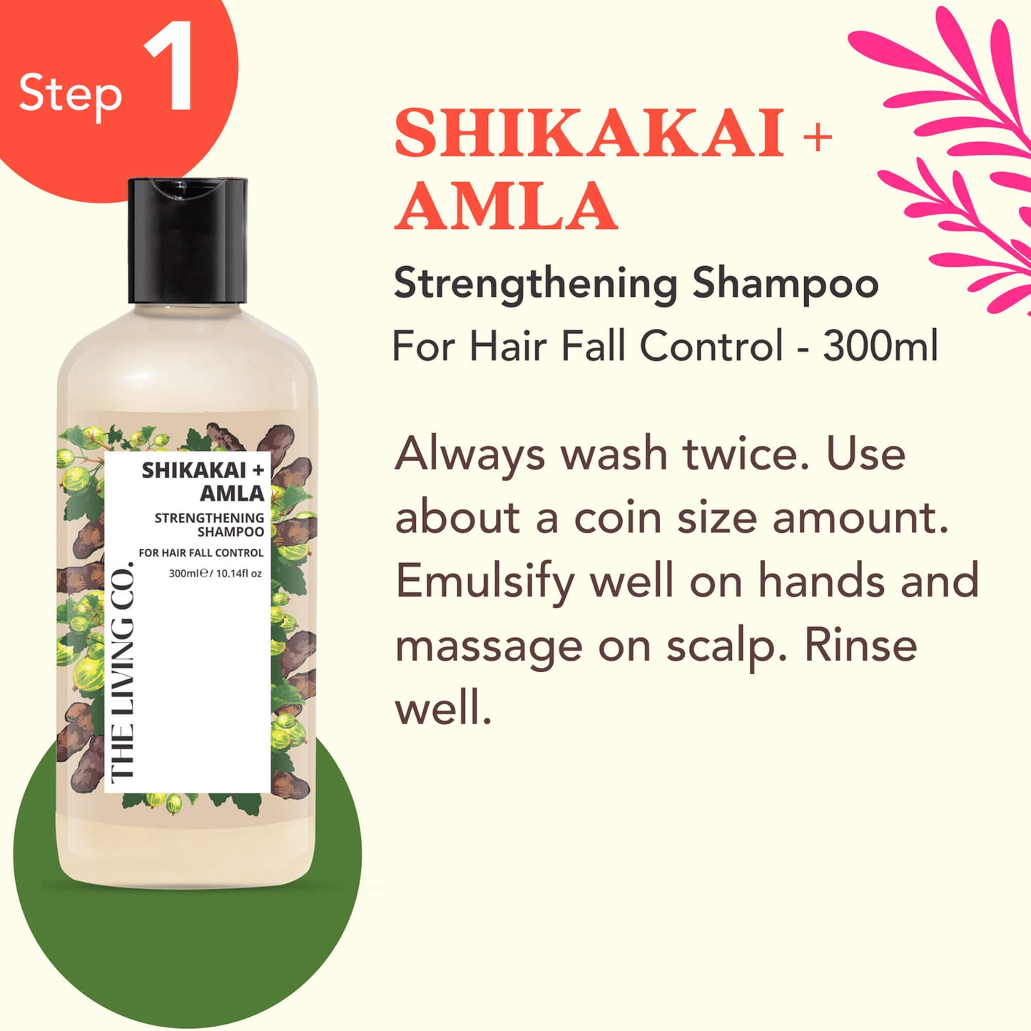 Strengthening Shampoo & Conditioner Combo with SHIKAKAI + AMLA