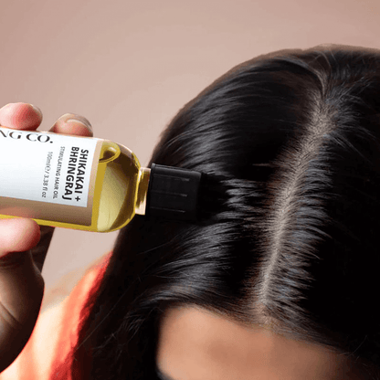 SHIKAKAI + BHRINGRAJ Stimulating Hair Oil for Hair Growth - 100ml