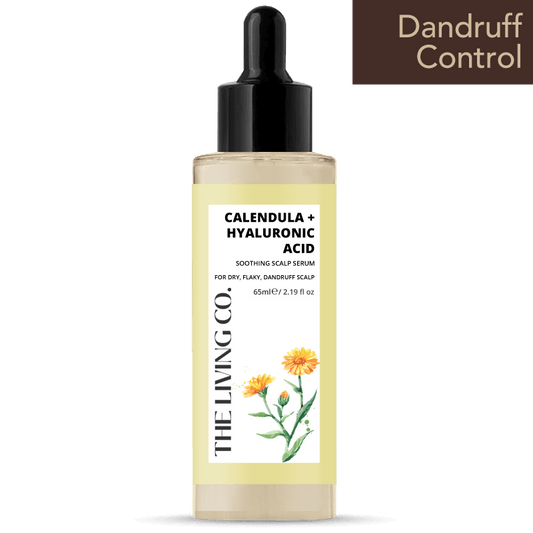 CALENDULA + HYALURONIC ACID Soothing Scalp Serum for Dandruff, Flaky & Dehydrated Scalp