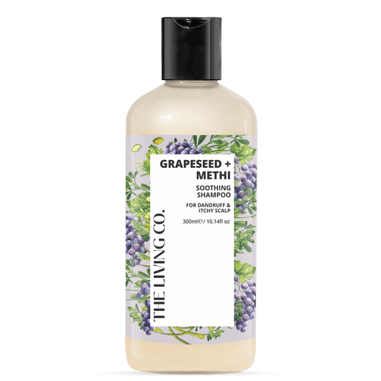 Soothing Shampoo with GRAPESEED + METHI for Dandruff & Itchy Scalp - 300ml