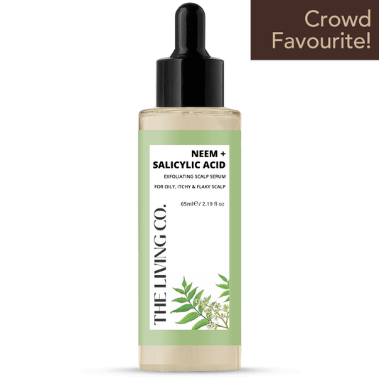 NEEM + SALICYLIC ACID Exfoliating Scalp Serum for Oily, Itchy & Flaky Scalp - 65ml