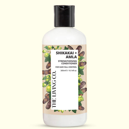 Strengthening Conditioner with SHIKAKAI + AMLA for Hair Fall Control - 300ml