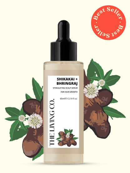 SHIKAKAI + BHRINGRAJ Stimulating Scalp Serum for Hair Growth